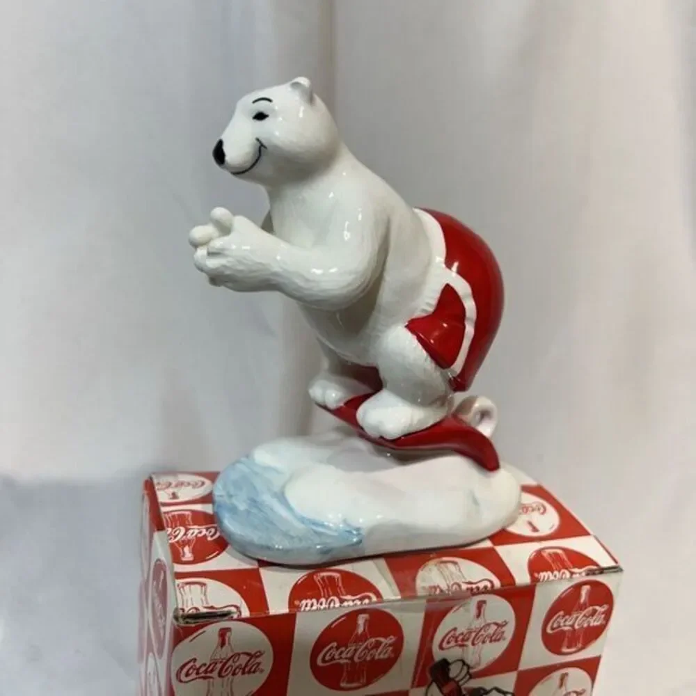 Coca‎ Cola Polar Bear Figurine Always Diving 1996